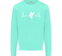 Felpa Jumper Pigeon Hunting Heart Beat Hunter ECG Uomo