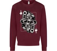 Felpa Jumper Sniper Playing Card Militare Esercito Elite Bambini