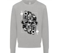 Felpa Jumper Sniper Playing Card Militare Esercito Elite Bambini