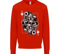 Felpa Jumper Sniper Playing Card Militare Esercito Elite Bambini