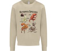 Felpa Jumper Uomo Octopus Species Sealife Scuba Diving
