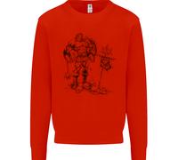 Felpa Jumper Viking Warrior Skull Thor Odin Valhalla MMA Uomo