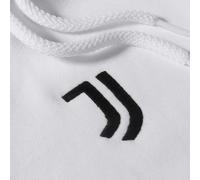 Felpa Juventus Originale Bianca Collezione Essential Cappuccio Chiusura Zip Uomo