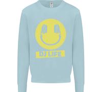 Felpa Kids DJ Life Acid Face Vinyl Decks