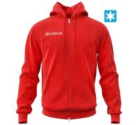 felpa king full zip givova società team scuola Relax training
