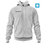 felpa king full zip givova società team scuola Relax training