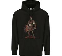 Felpa King Leonidas Spartan Warrior Gym Bodybuilding Uomo