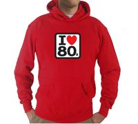 Felpa KJ16 I love 80s - Amo gli anni 80 vintage