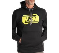 Klim Felpa con cappuccio Zone Uomo L Nero/Giallo fluo