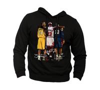 Felpa Kobe Bryant Michael Jordan Lebron James Campioni di Basket Nba Black Mamba