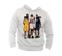 Felpa Kobe Bryant Michael Jordan Lebron James Campioni di Basket Nba Black Mamba
