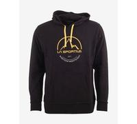 La Sportiva Logo Hoody Felpa con Cappuccio Uomo, Nero