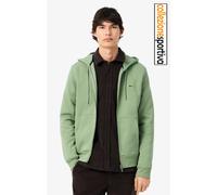 FELPA LACOSTE CAPPUCCIO CON ZIP - SH9626-S86 - col. verde