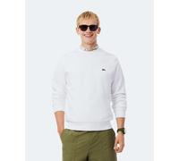 Felpa Lacoste Classic Fit Fleece bianco puro - XS