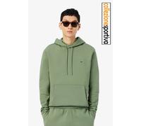FELPA LACOSTE CON CAPPUCCIO - SH9623-S86 - col. verde