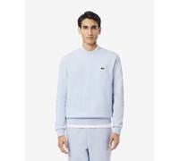 Felpa Lacoste Cotton Eco Logo blu pastello - S