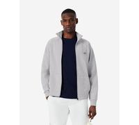 Felpa Lacoste Double Face Jersey Half Zip grigia - M