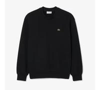 Lacoste Felpa Girocollo Uomo Nera in Cotone Felpato Tg M