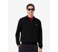 Felpa Lacoste High Neck Half Zip nero puro - M