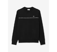 Felpa Lacoste Logo Trim Fleece nero puro - XS