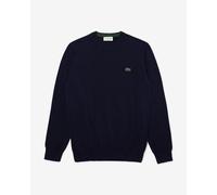 Lacoste Pullover da Uomo con Collo Rotondo Organico Blu Navy VII/2XL Blu