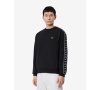 Felpa Lacoste Stripe Logo nero - S