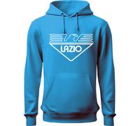 FELPA LAZIO CON CAPPUCCIO CALCIO SPORT ICONIC SOCCER TEAM FOOTBALL