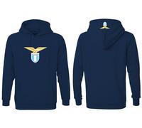FELPA LAZIO CON CAPPUCCIO CALCIO SPORT ICONIC SOCCER TEAM FOOTBALL