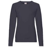 Felpa Leggera Lady Fit Fruit of the Loom Manica Raglan Lunga