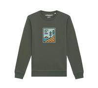 Felpa ' Let's Get Lost ' Uomo Watapparel XXXL oliva / colori misti