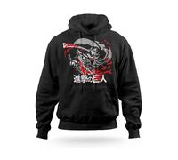 Felpa Levi Attack On Titan Anime con Cappuccio Uomo Donna Bambino Idea Regalo
