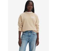 Felpa Levi's Graphic Signature Crew beige chiaro bianco donna - L