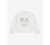 Felpa Levi's Graphic Signature Crew bianco crema blu scuro donna - M