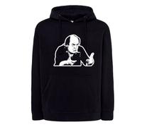 Felpa Lino Banfi Nera Oronzo Canà allenatore nel pallone cappuccio o girocollo