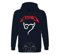 FELPA litfiba CON CAPPUCCIO LITFIBA PIERO PELU' ROCK BAND ITALIANA