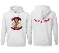 FELPA LITFIBA EL DIABLO CON CAPPUCCIO LITFIBA PIERO PELU' ROCK BAND ITALIANA