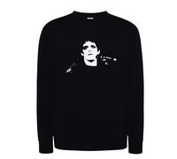 Felpa Lou Reed Nera con Cappuccio o Girocollo Cantante Transformer Velvet Underg