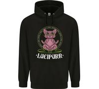 Felpa Lucipurr Demonic Hail SATAN Cat Evil Uomo