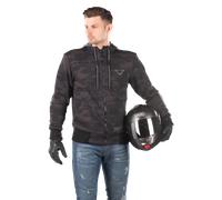 Macna Nuclone Camo, zip felpa con cappuccio S male Nero/Grigio Scuro/Grigio Chiaro