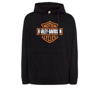Felpa maglia harley davidson moto con cappuccio