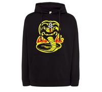 Felpa maglia personalizzata Cobra kai karate kid netflix con cappuccio