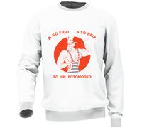 Felpa Maglia Uomo Fotomodeo Humor veneto Casual colori vari Cotone