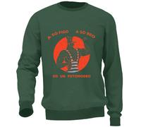 Felpa Maglia Uomo Fotomodeo Humor veneto Casual colori vari Cotone