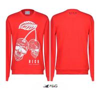 FELPA MAGLIA UOMO JOHN RICHMOND GIROCOLLO AUTUNNALE 100% COTONE ORIGINALE