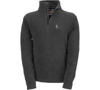 FELPA MAGLIA UOMO MICROPILE WOLF LAVORO MEZZA ZIP GRIGIO/VERDE TG.M-XXXL KAPRIOL