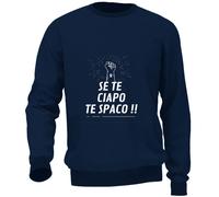 Felpa Maglia Uomo Veneto Humor Cotone multicolore