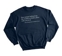 Felpa maglione benessere donna citazione ispiratrice consapevolezza salute...