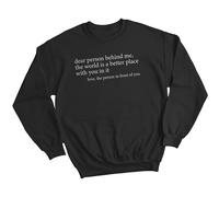 Felpa maglione benessere donna citazione ispiratrice consapevolezza salute...