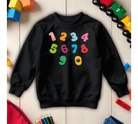 Felpa maglione divertente Monster Number Day Ideas per bambini per ragazzi...