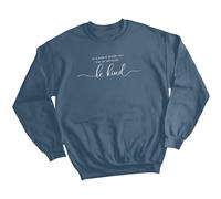 Felpa maglione donna Be Kind consapevolezza salute mentale ansia benessere #MHA